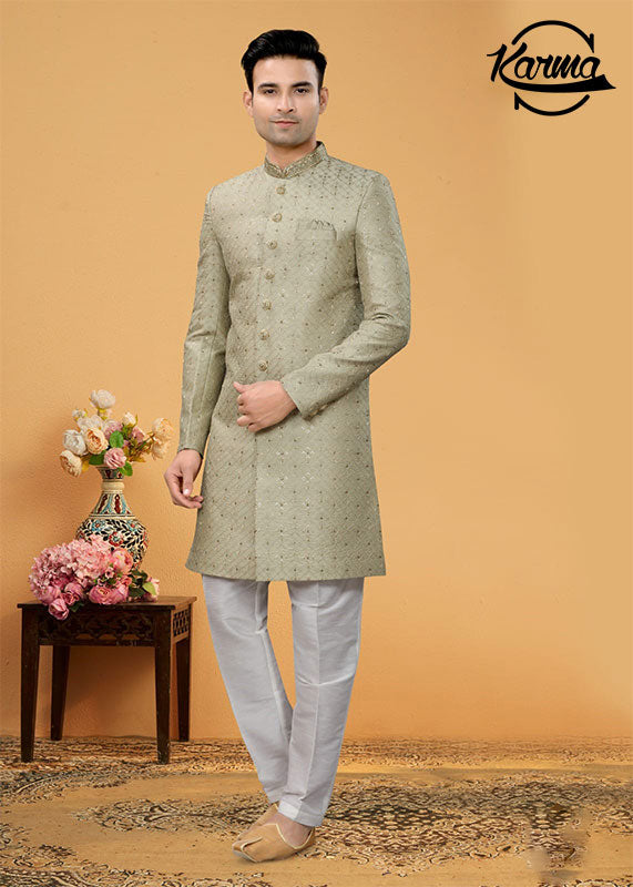 Ethnic Look Men's Sherwani Set - KarmaOnline