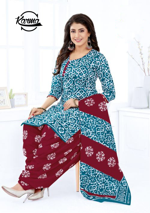 Patiyala Digital Printed Suit Set - KarmaOnline