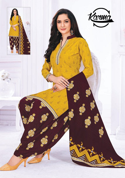 Patiyala Digital Print Kameez Shalwar Set - KarmaOnline