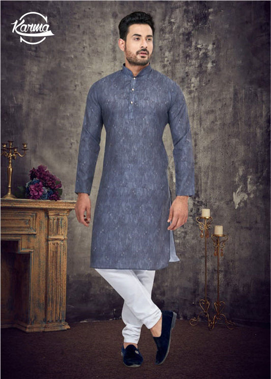 Festive Men's Kurta Pajama Set - KarmaOnline