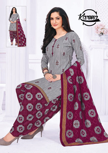 Patiyala Digital Print Kameez Shalwar Set - KarmaOnline