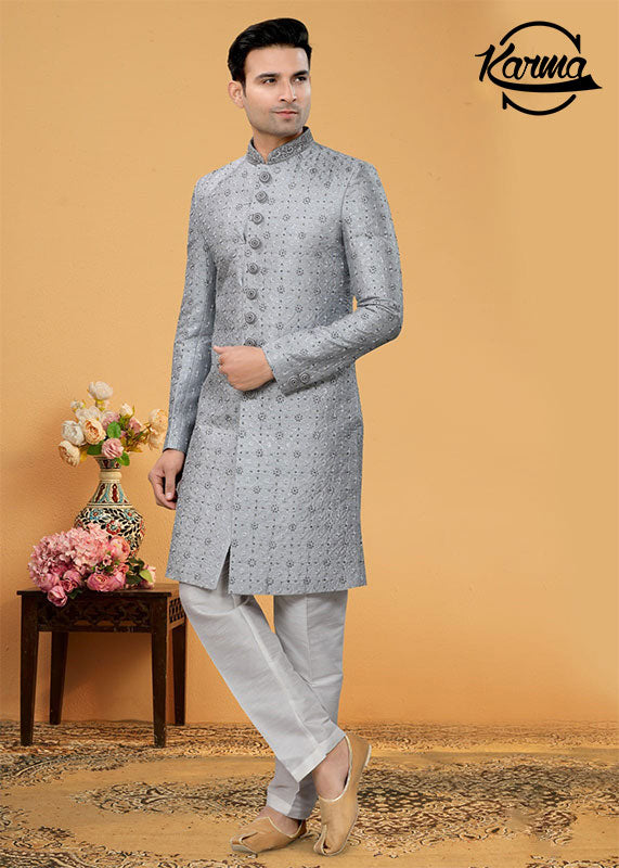 Ethnic Look Men's Sherwani Set - KarmaOnline